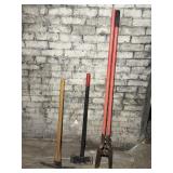 Pickaxe, Axe & Post Hole Digger