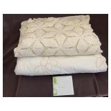 Hand Crocheted Full Size Bed Cover & Bed Spread
