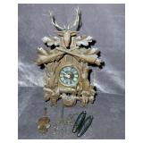 German Hunting-Themed Cuckoo Clock