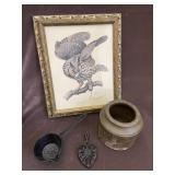 Framed Artwork "Long-Earred Owl" by Guy C