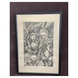 Framed Artwork "Caron Dimonio"