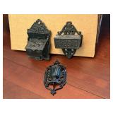 Cast Iron Match Holders