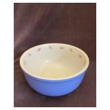 Halls Superior "Morning Glory" Blue Mixing Bowl