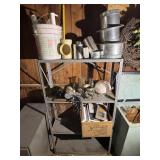 Shelving and Contents