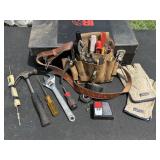 Hand Tools with Tool Belt & Box