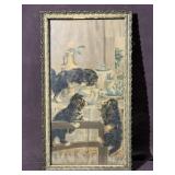 Framed Artwork "An Early Breakfast" by CL Van