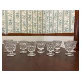 Fostoria American Glass Footed Fruit Cocktail Cups