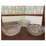 Fostoria American Glass Bowls