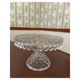 Fostoria American Glass Cake Stand