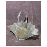 L E Smith Glass Basket
