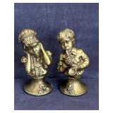 U Kendrick Gold Toned Resin Busts