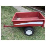 Pull Behind Lawn Cart
