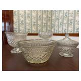Anchor Hocking Wexford Glass Serving Bowls
