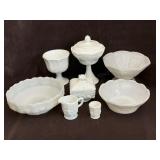 Milk Glass Collection inclu. Fire King