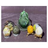 Decorative Paper Weights & Eggs