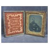 Tintype Photograph in Victorian Era Case