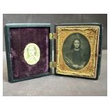 Ambrotype Portrait in Victorian Era Case