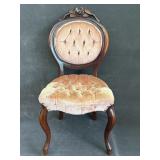 Victorian Balloon Back Parlor Chair