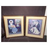 Framed Artwork by Charles Wysocki