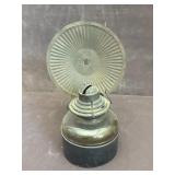 Wall Mounted Oil Lamp with Fluted Reflector
