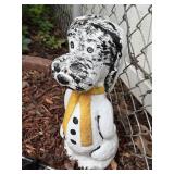 Concrete Dog Garden Statue