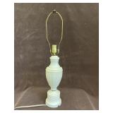 Milk Glass Hobnail Lamp