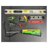 Electric Knife, Levels, Tape Measures, Etc.