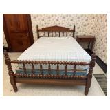 Jenny Lind Style Spool Bed & Nightstand