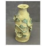 Hand Made Majolica Style Vase