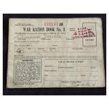 War Ration Book No. 3