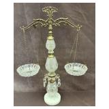 Italian Marble Base Decorative Scale of Justice