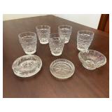 Fostoria American Glass Juice Tumblers and Misc.