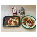 Christmas Trays, Ornament and Figurine