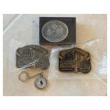 Mining Belt Buckles & Keychain