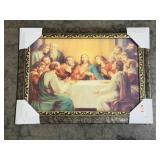 Framed Artwork 'The Last Supper'