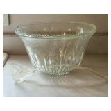 Harvest Grape Glass Punch Bowl & Ladle
