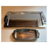 Kromex & Silvertone Serving Platters
