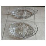 Fostoria Divided Relish Dishes