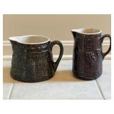 Brown Glaze Stoneware Pitchers