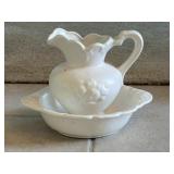 Wash Basin Bowl & Pitcher Set