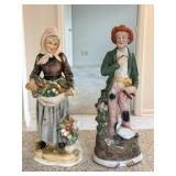 'Farming Couple' Figurines incl. Norleans