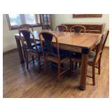 Art Deco Dining Table and 6 Chairs