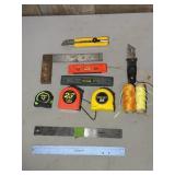 Tape Measures - Levels - etc