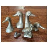 Brass Duck Decor