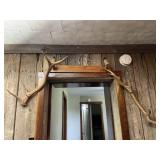 Antlers & Hoof Decor w/ Horseshoe