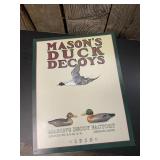 Mason's Duck Decoys Metal Sign