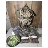 Camo Netting and Field Bag Pack - Cushion