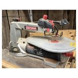 Craftsman 16in Scroll Saw mounted on stand