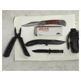 Bear & MTech knives etc