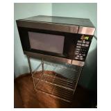 Microwave and Cart